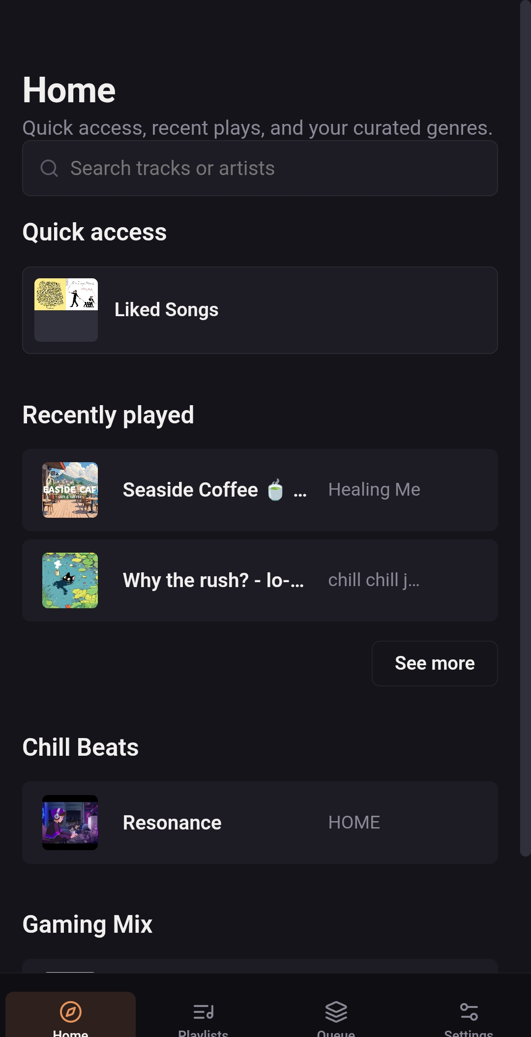 Soundwave Interface Screen 1
